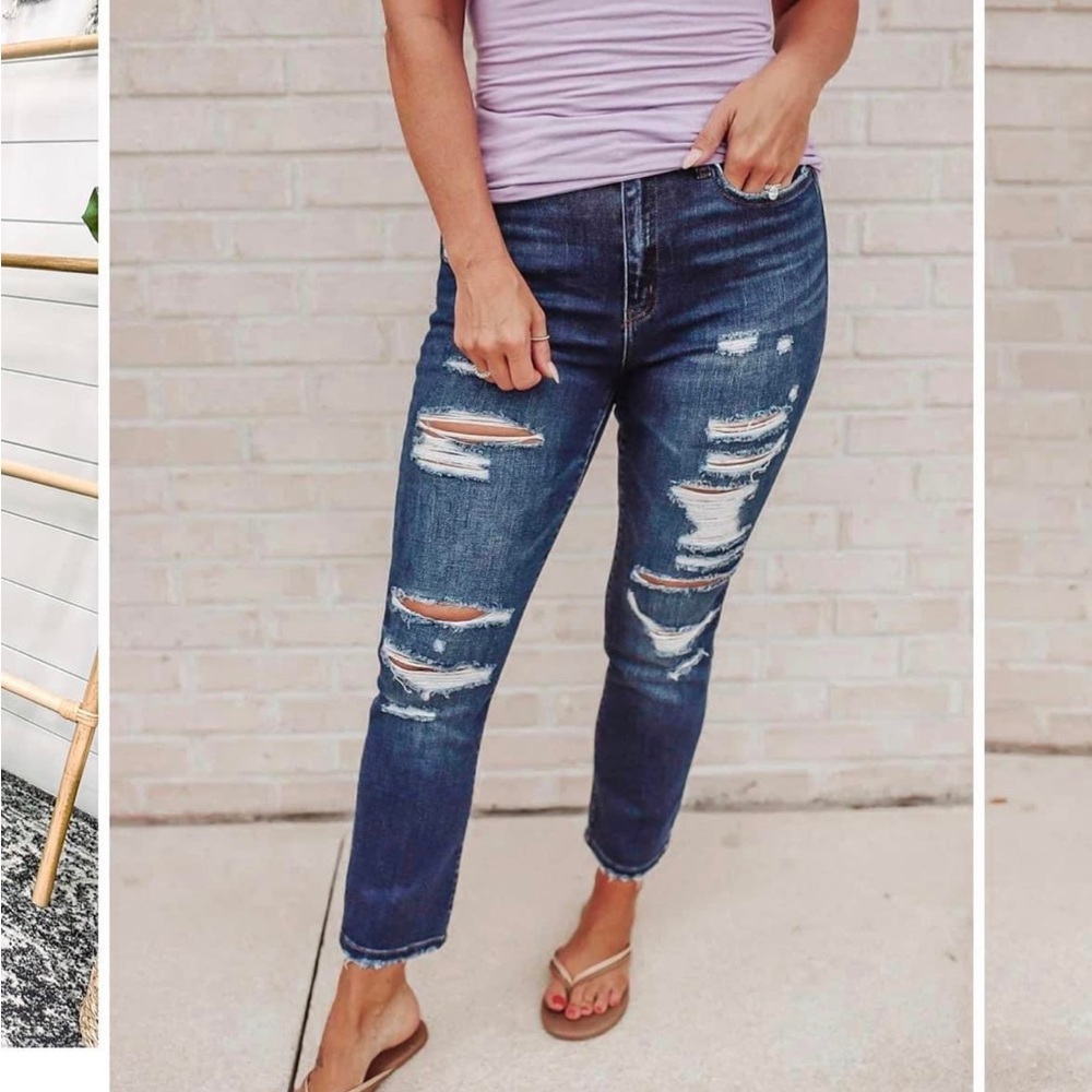 Flying Monkey Cropped Jeans